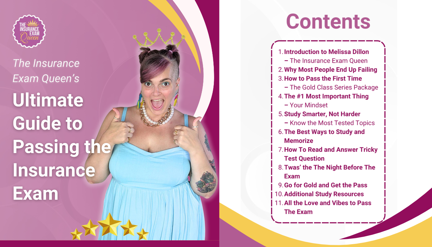 Free Guide to passing your Insurance Exam