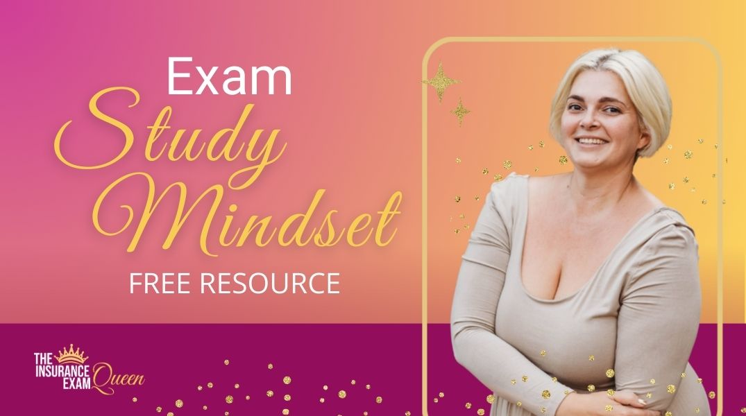 Photo of Melissa with a text title "Study Mindset"