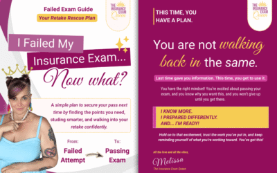 Failed Your Insurance Exam? Here’s What to Do Next! 👑